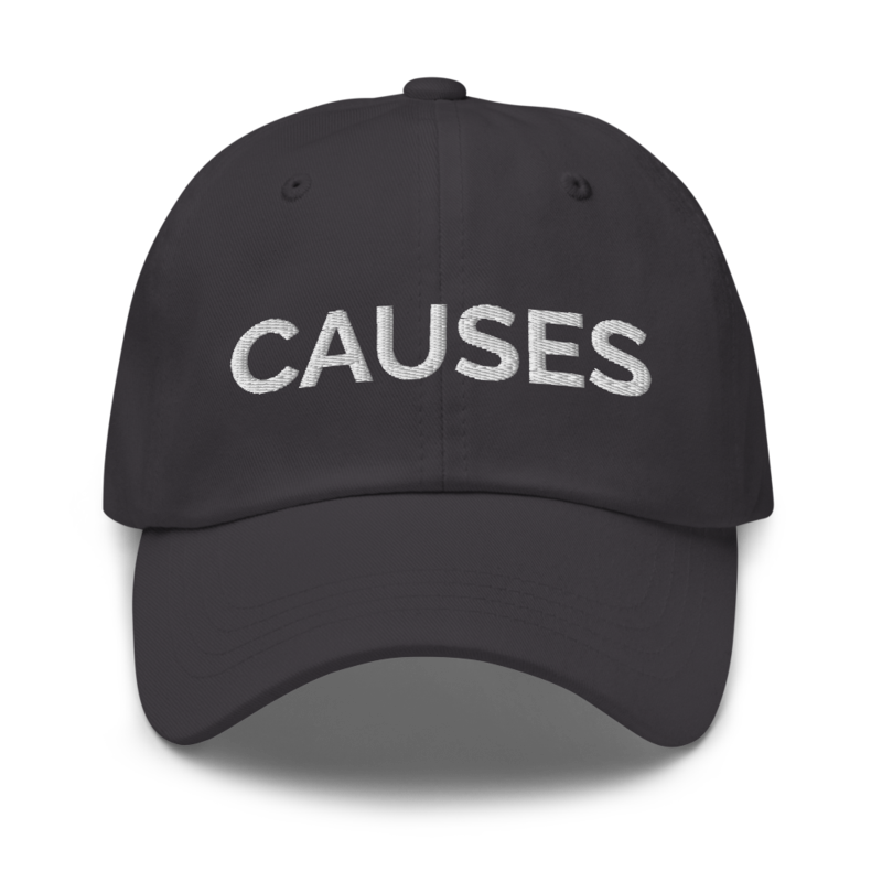 Causes Hat - Dark Grey