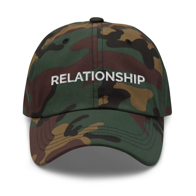 Relationship Hat - Green Camo