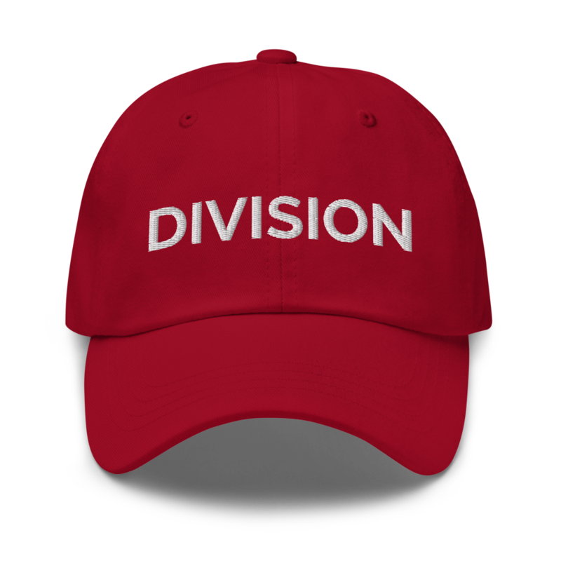 Division Hat - Cranberry