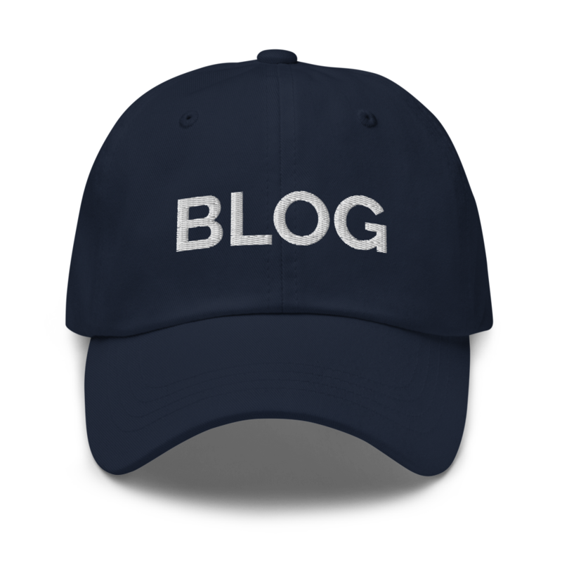 Blog Hat - Navy