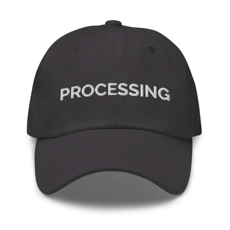 Processing Hat - Dark Grey