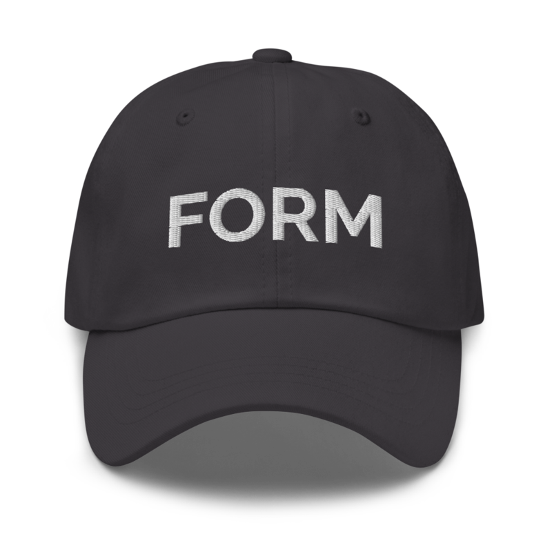 Form Hat - Dark Grey