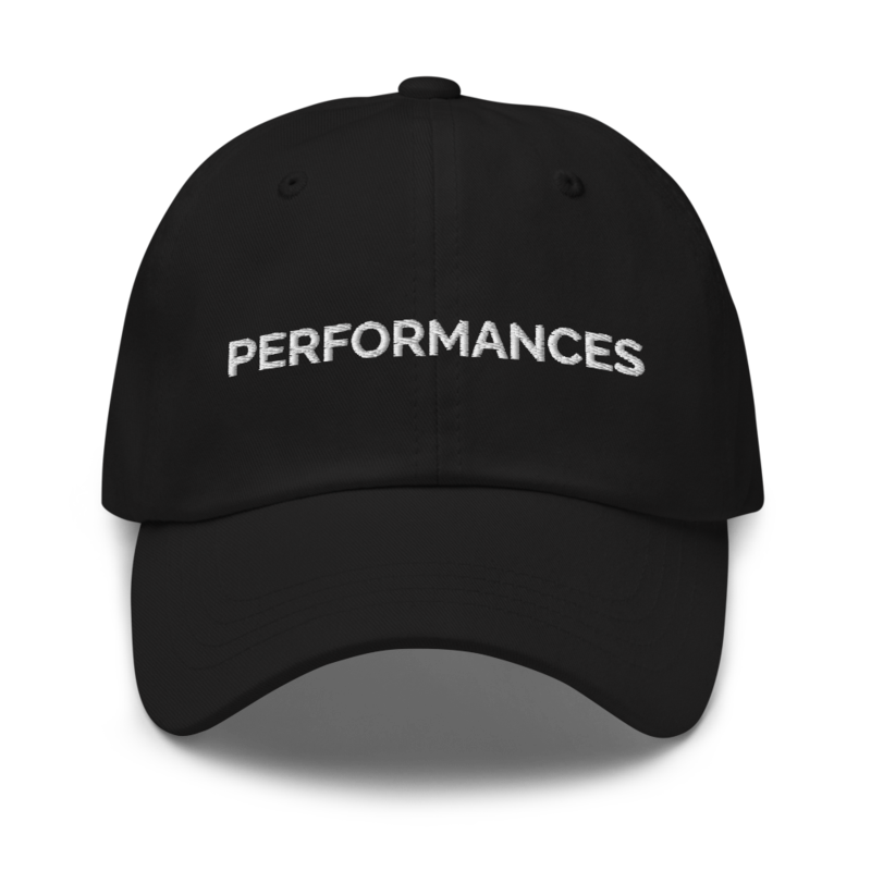 Performances Hat - Black