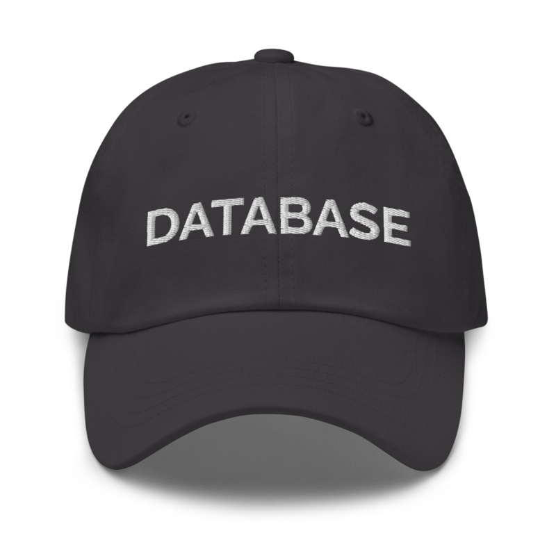 Database Hat - Dark Grey