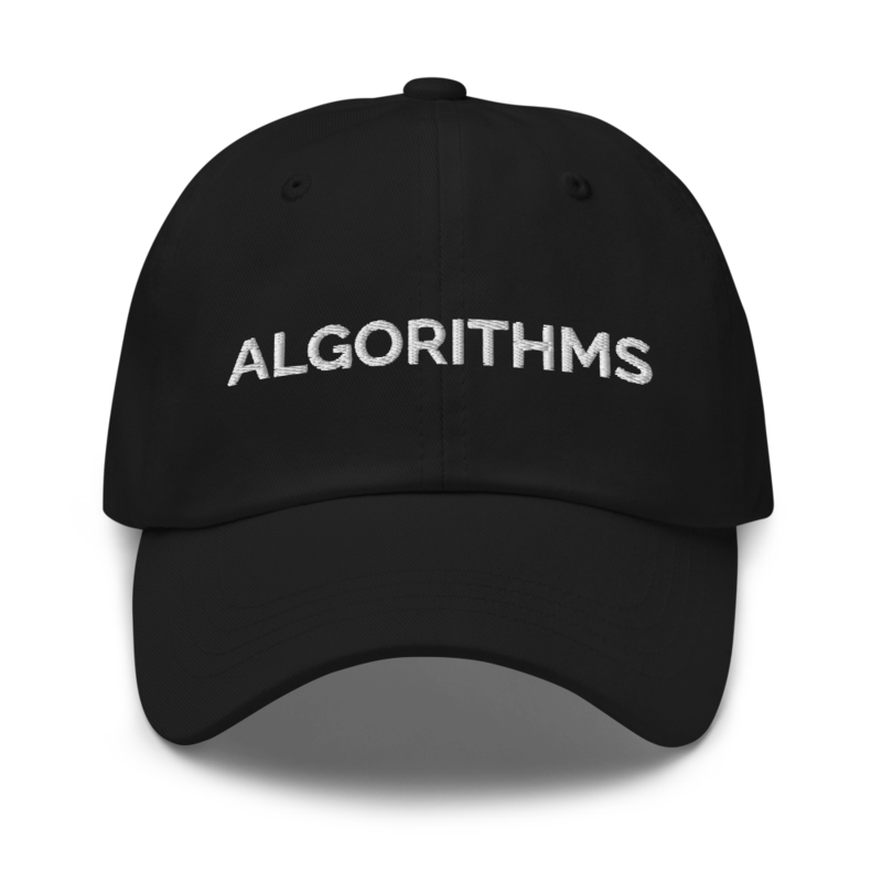 Algorithms Hat - Black