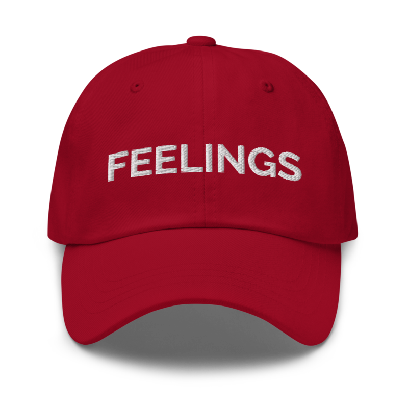 Feelings Hat - Cranberry