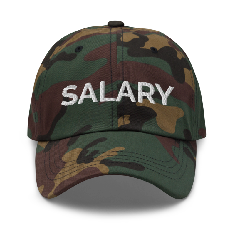 Salary Hat - Green Camo