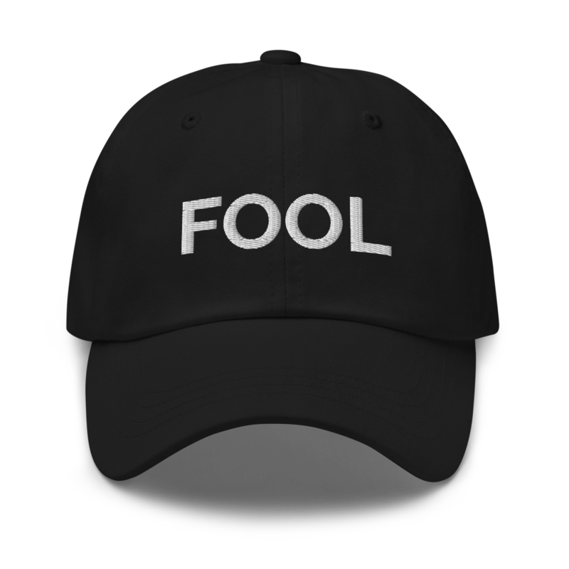 Fool Hat - Black