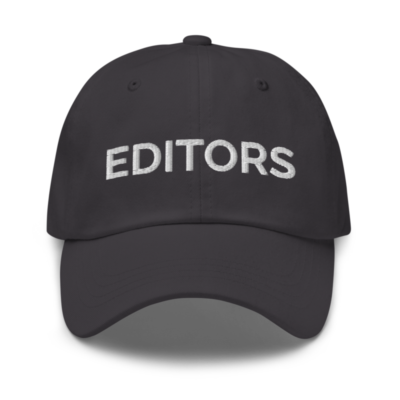 Editors Hat - Dark Grey