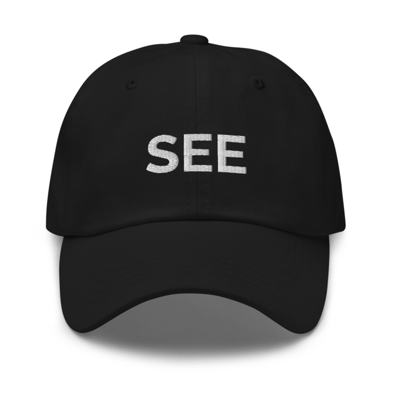 See Hat - Black