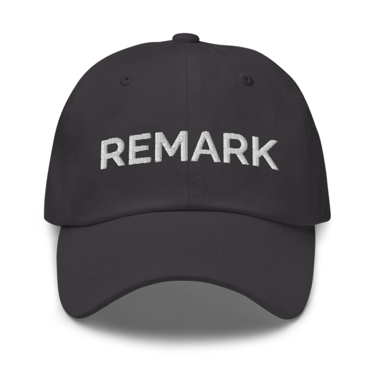 Remark Hat - Dark Grey