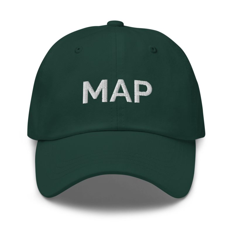 Map Hat - Spruce