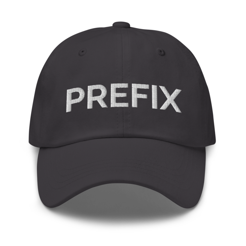Prefix Hat - Dark Grey