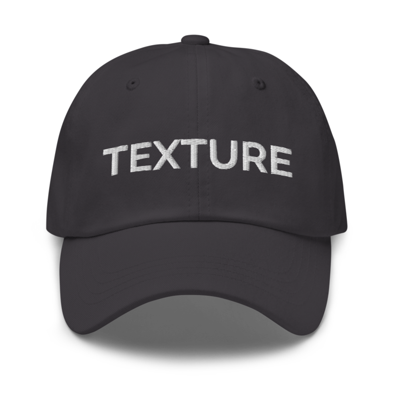 Texture Hat - Dark Grey