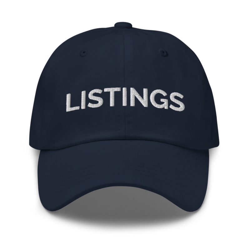 Listings Hat - Navy