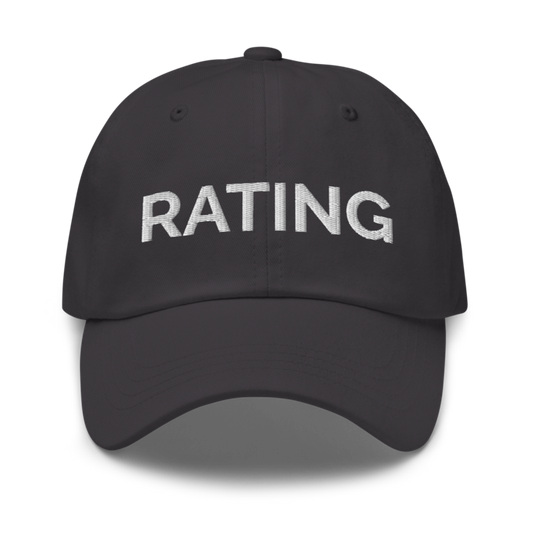 Rating Hat - Dark Grey