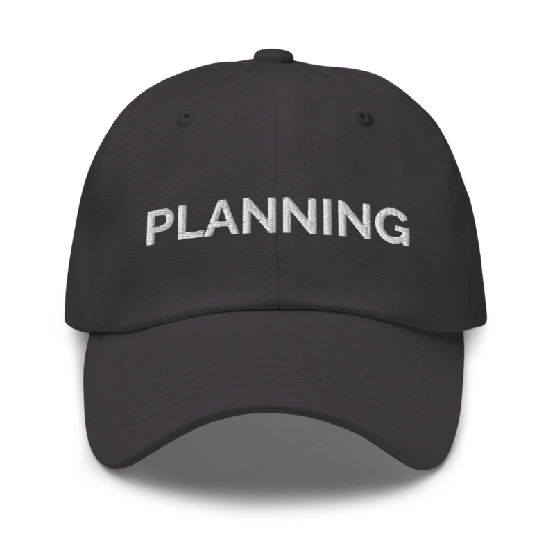 Planning Hat - Dark Grey