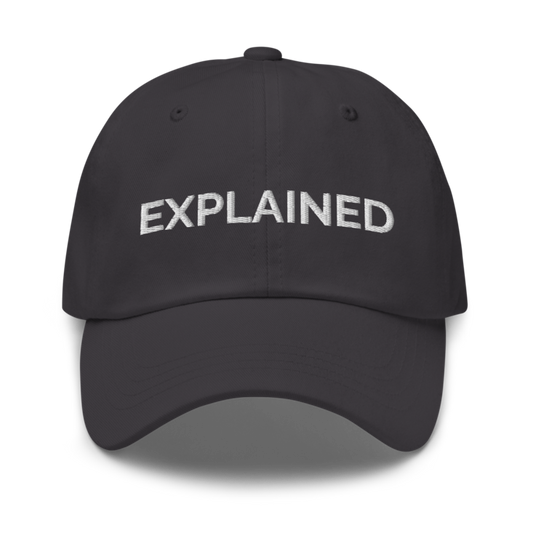 Explained Hat - Dark Grey