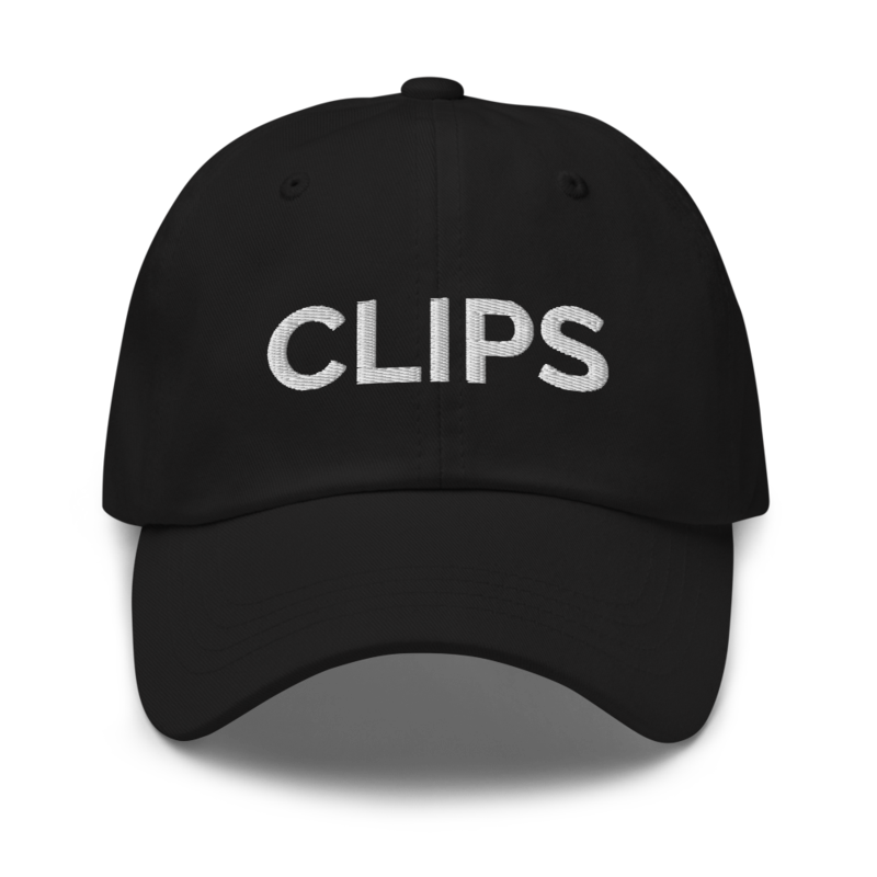 Clips Hat - Black