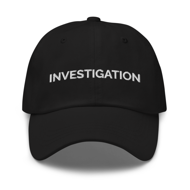 Investigation Hat - Black