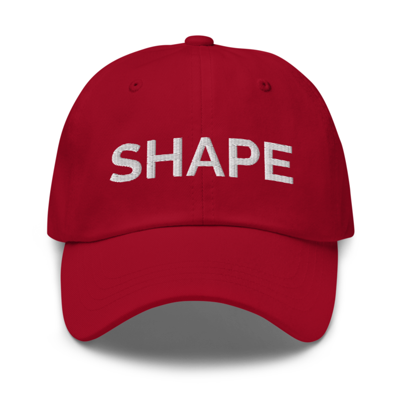 Shape Hat - Cranberry