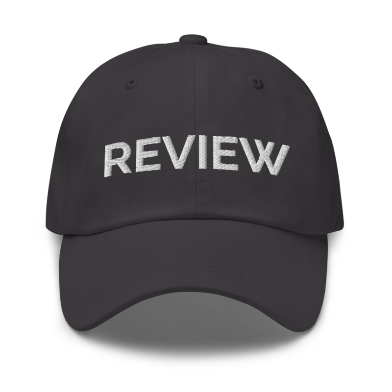 Review Hat - Dark Grey