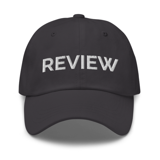 Review Hat - Dark Grey