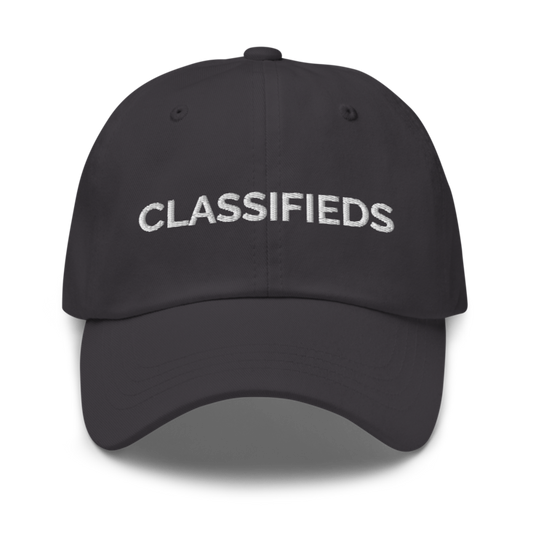 Classifieds Hat - Dark Grey