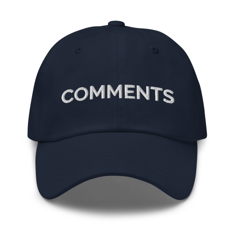 Comments Hat - Navy