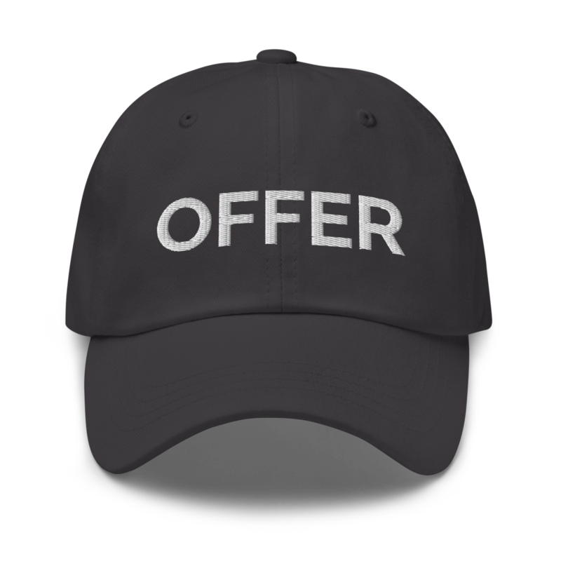 Offer Hat - Dark Grey