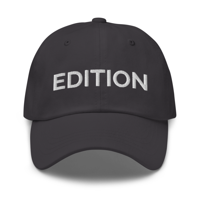 Edition Hat - Dark Grey