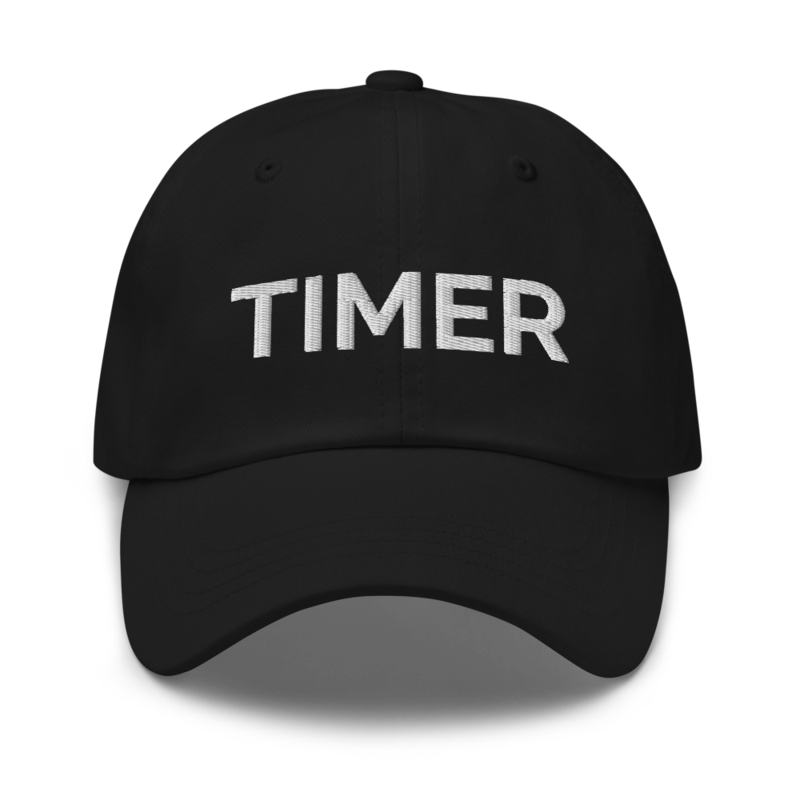 Timer Hat - Black