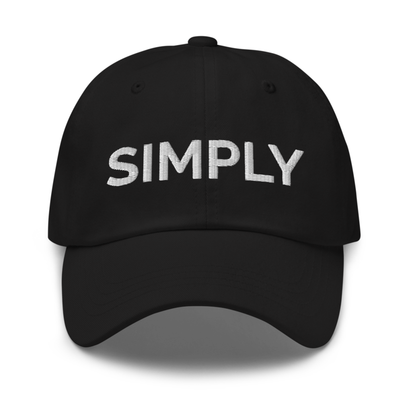 Simply Hat - Black