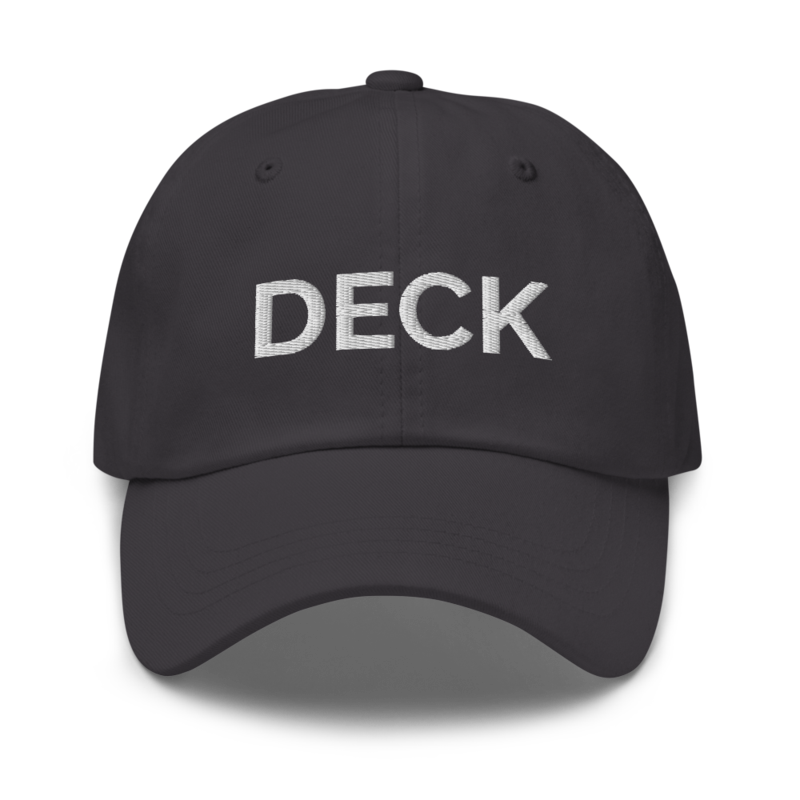 Deck Hat - Dark Grey
