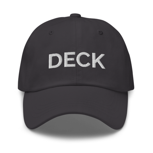 Deck Hat - Dark Grey