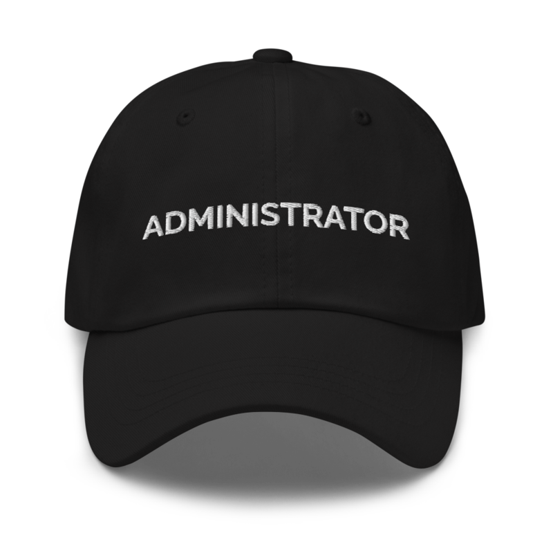 Administrator Hat - Black