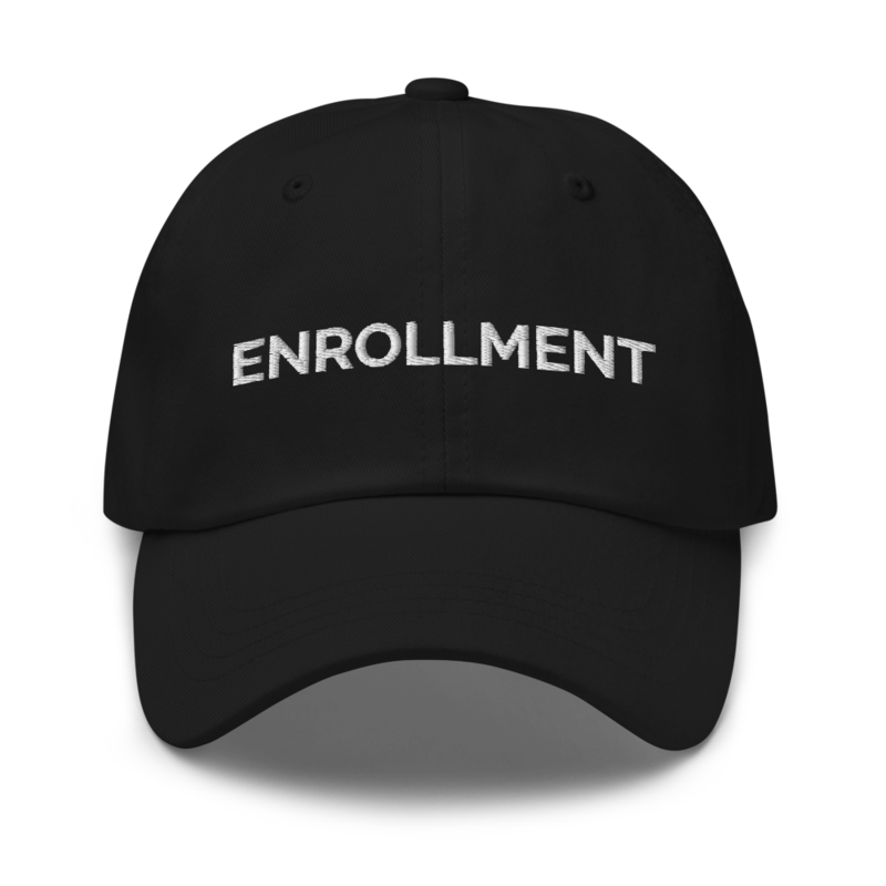 Enrollment Hat - Black