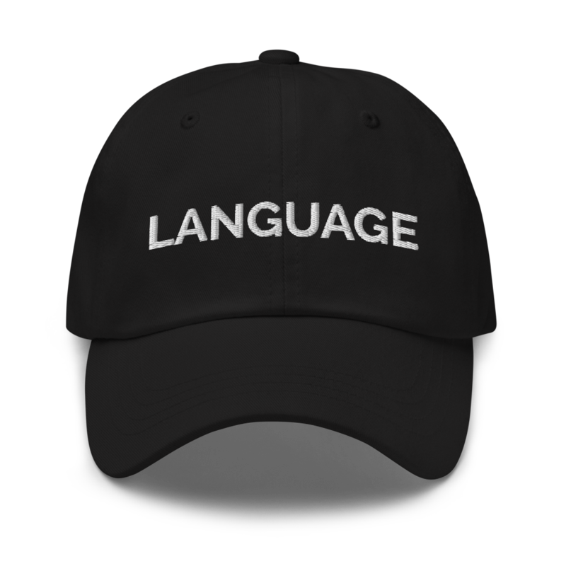 Language Hat - Black