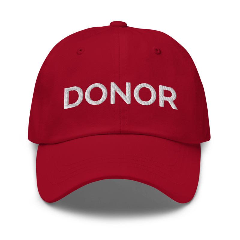 Donor Hat - Cranberry