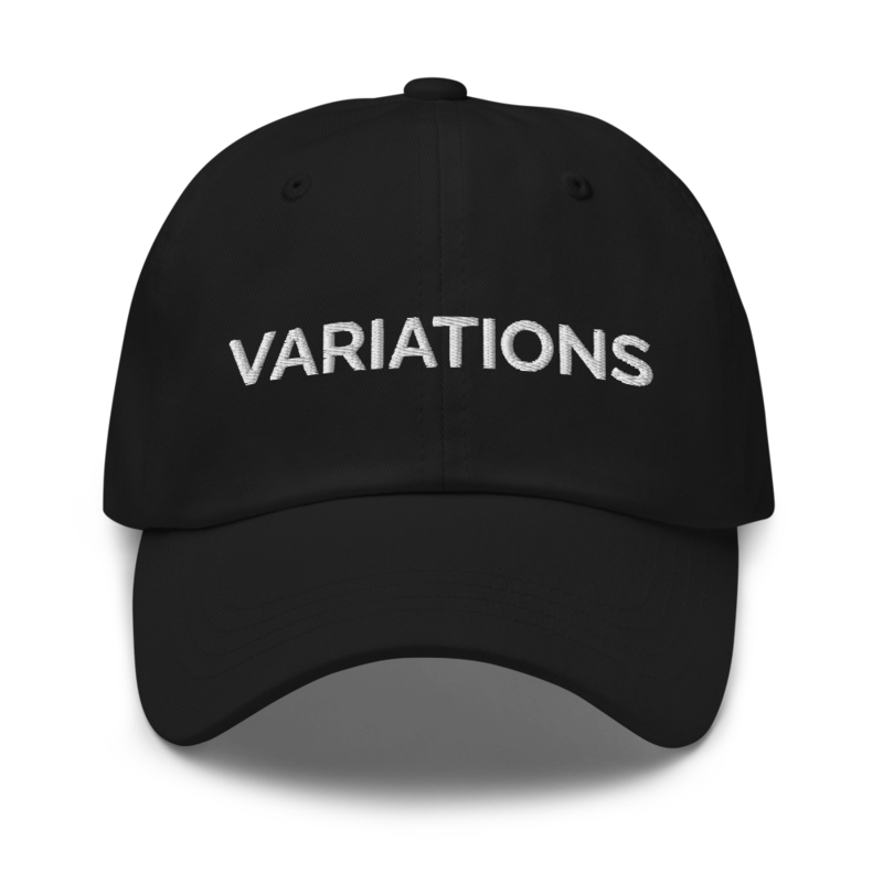 Variations Hat - Black