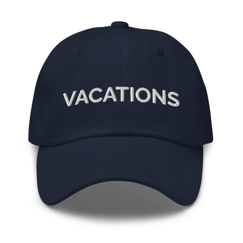 Vacations Hat - Navy