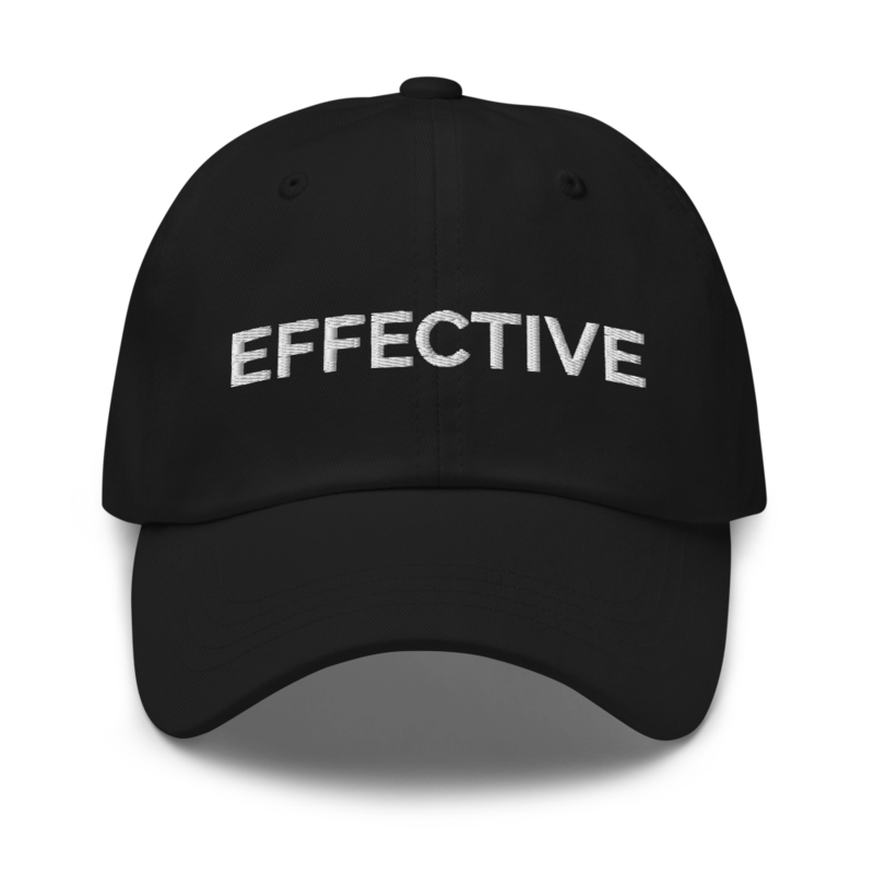 Effective Hat - Black