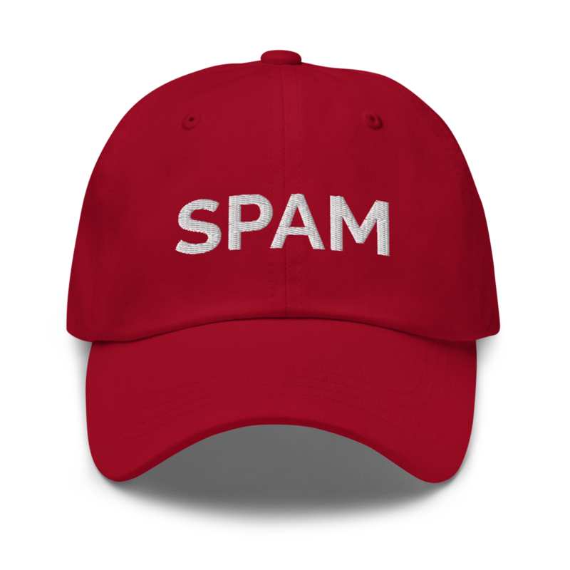 Spam Hat - Cranberry