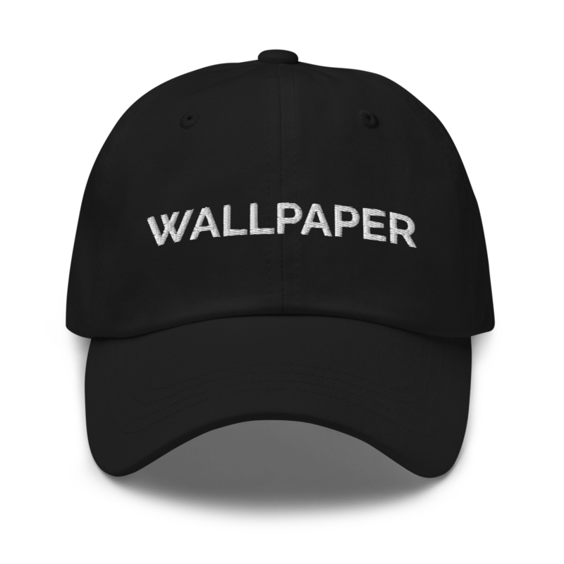Wallpaper Hat - Black