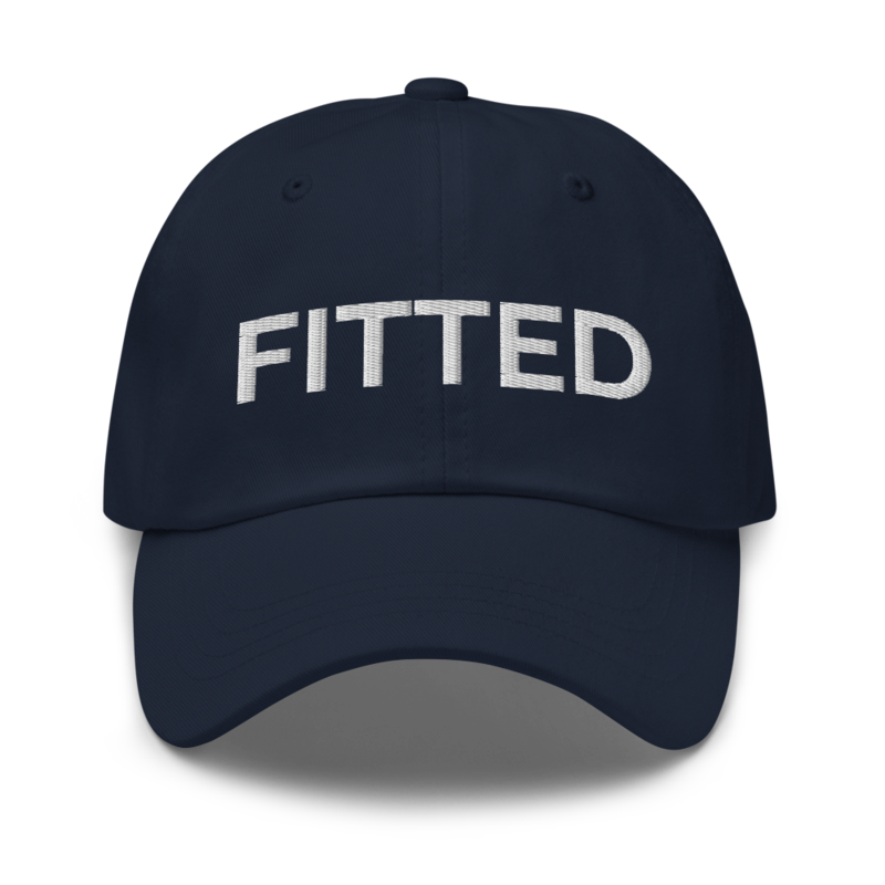 Fitted Hat - Navy