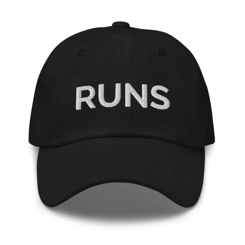 Runs Hat - Black