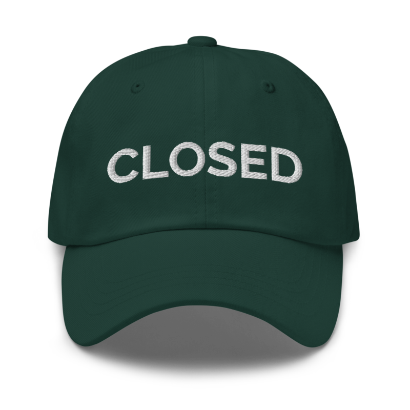 Closed Hat - Spruce