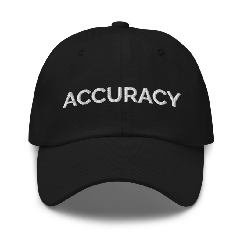 Accuracy Hat - Black