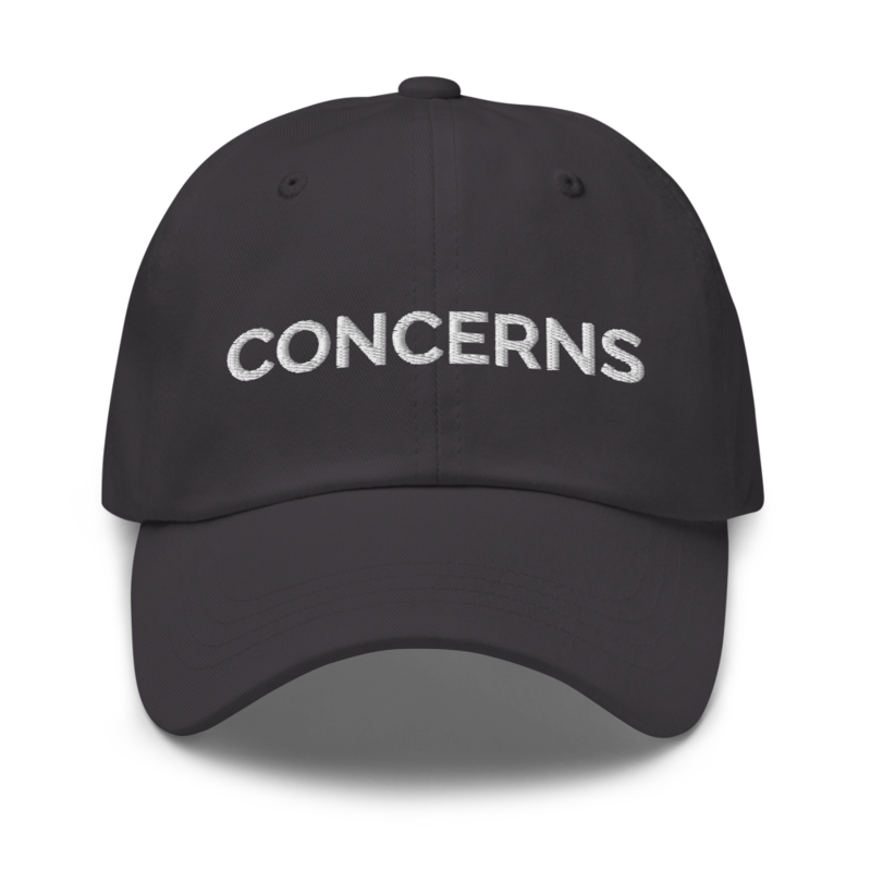 Concerns Hat - Dark Grey