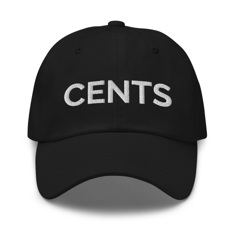 Cents Hat - Black